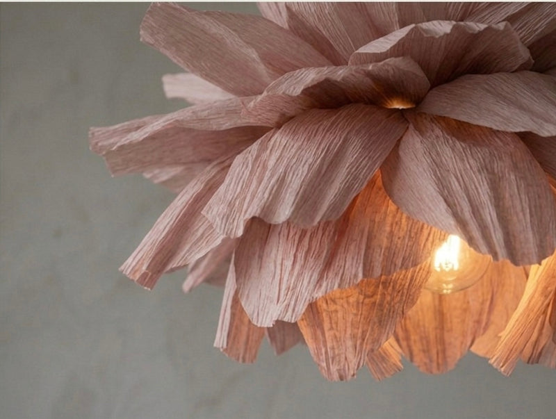 Håndverk — Lotus Rosa – Taklampe