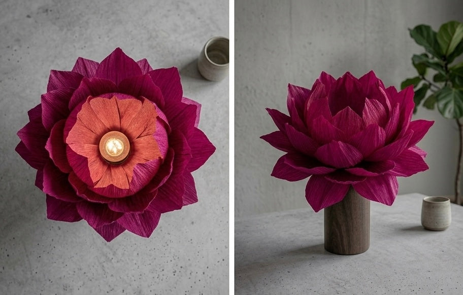 Lotus Ember – Bordlampe – detaljbilde 5