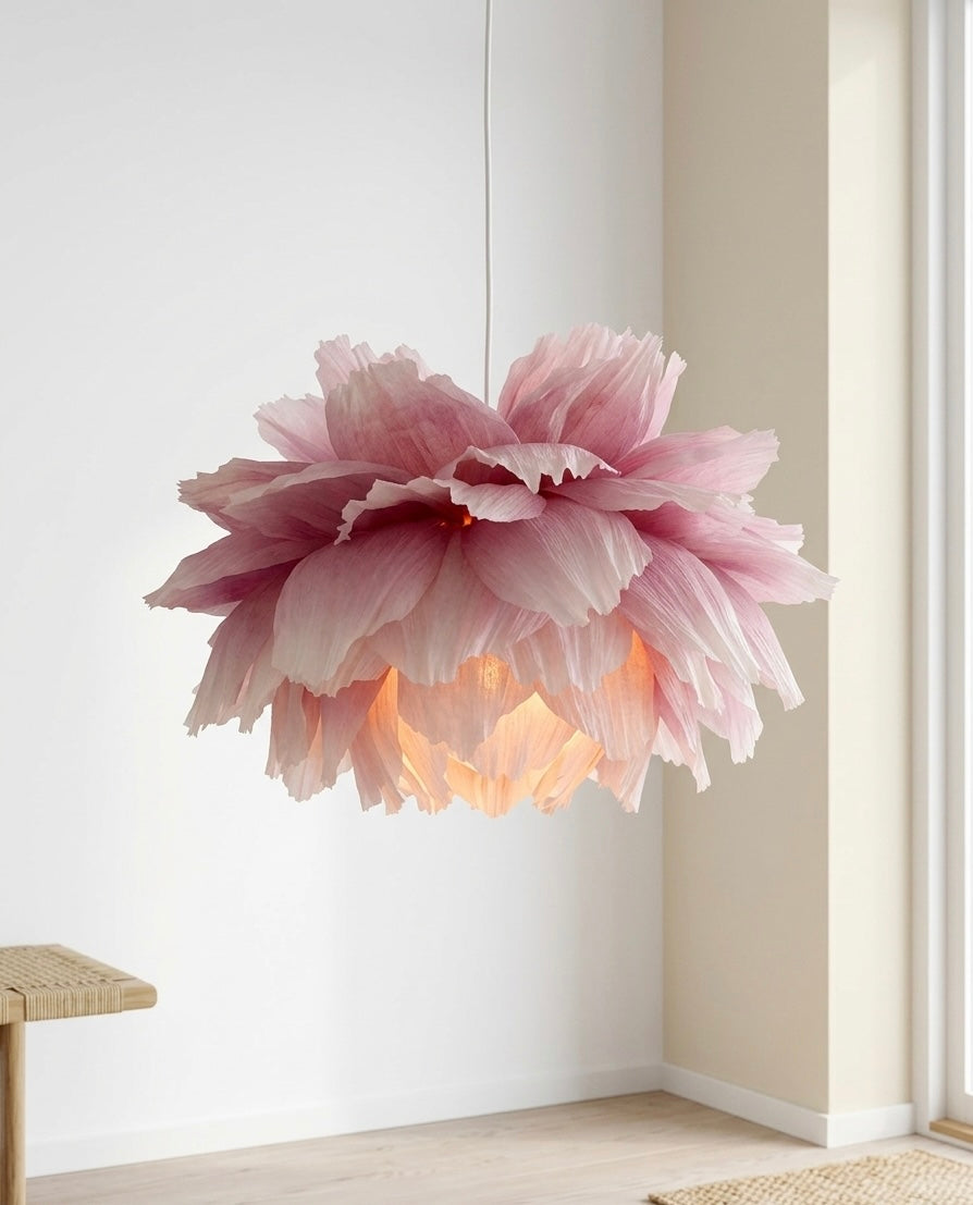 Lotus Rosa Hvit – Taklampe