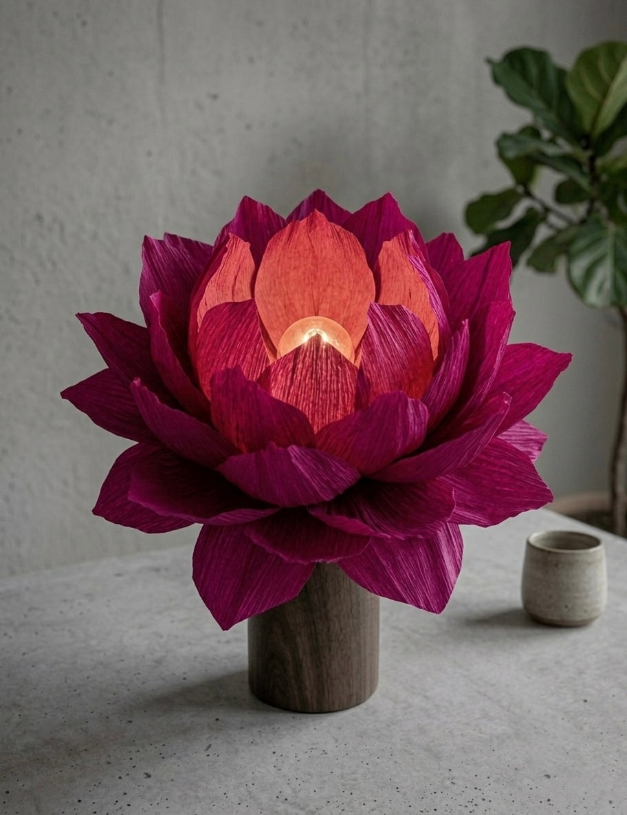 Lotus Ember – Bordlampe – detaljbilde 2