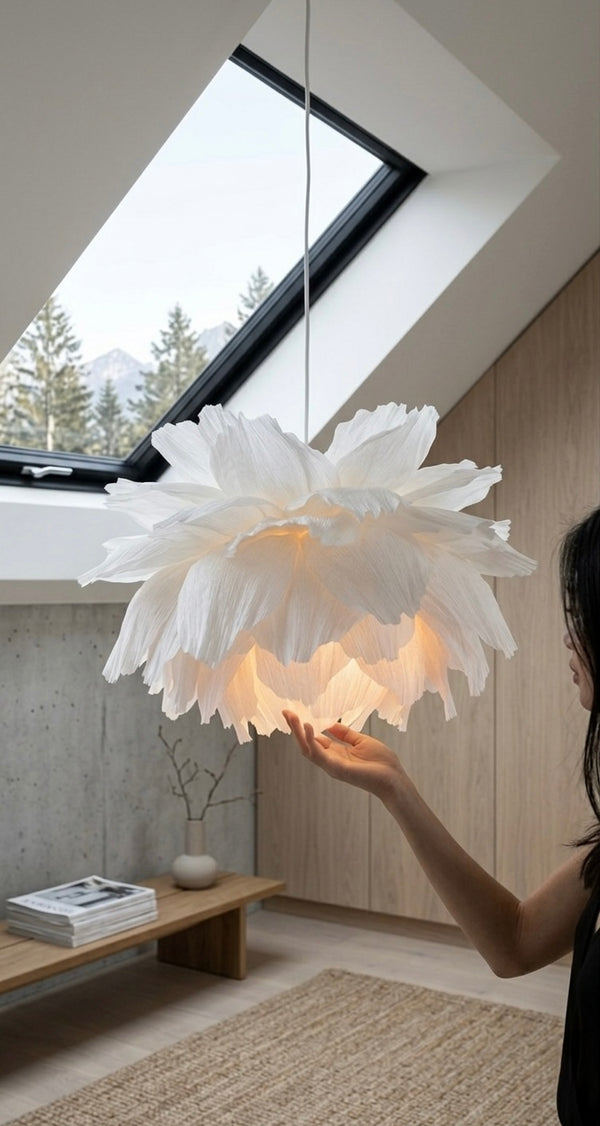 Lotus Hvit – Taklampe