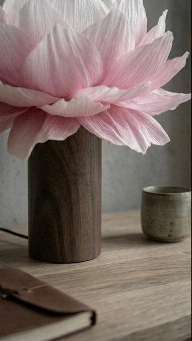 Lotus Rosa Hvit – Bordlampe – detaljbilde 6
