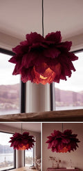 Lotus Burgundy – Taklampe
