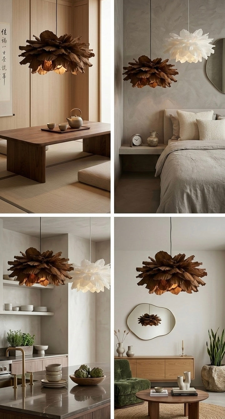 Lotus Noir – Taklampe