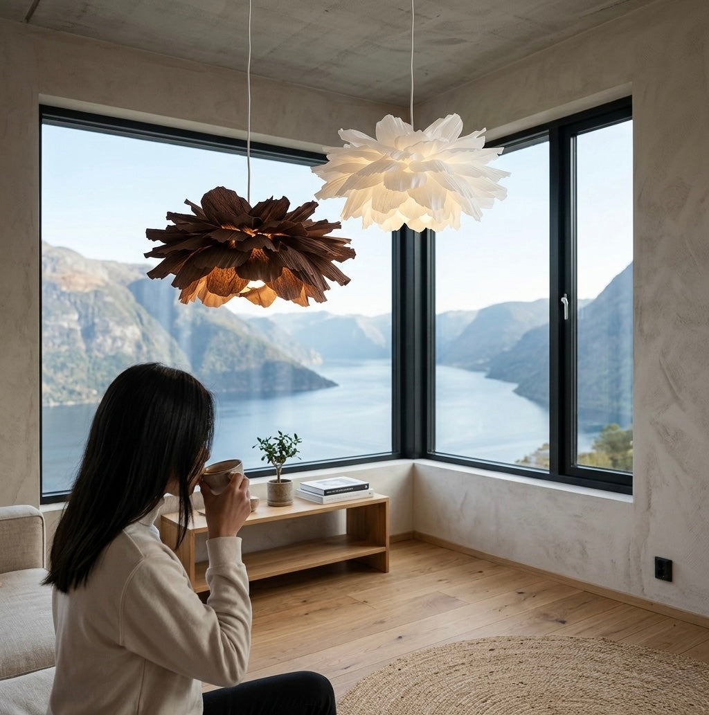 Lotus Hvit – Taklampe