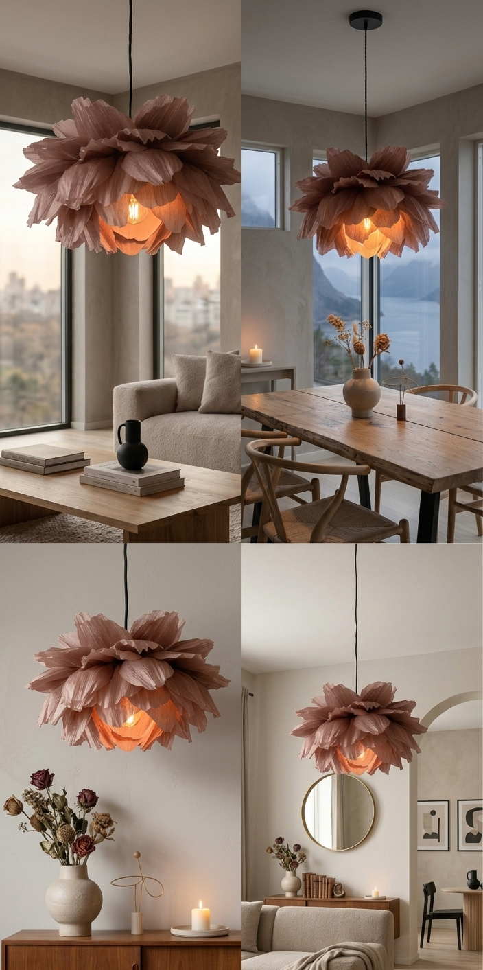 Lotus Rosa – Taklampe