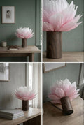 Lotus Rosa Hvit – Bordlampe – detaljbilde 5
