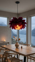 Lotus Burgundy – Taklampe