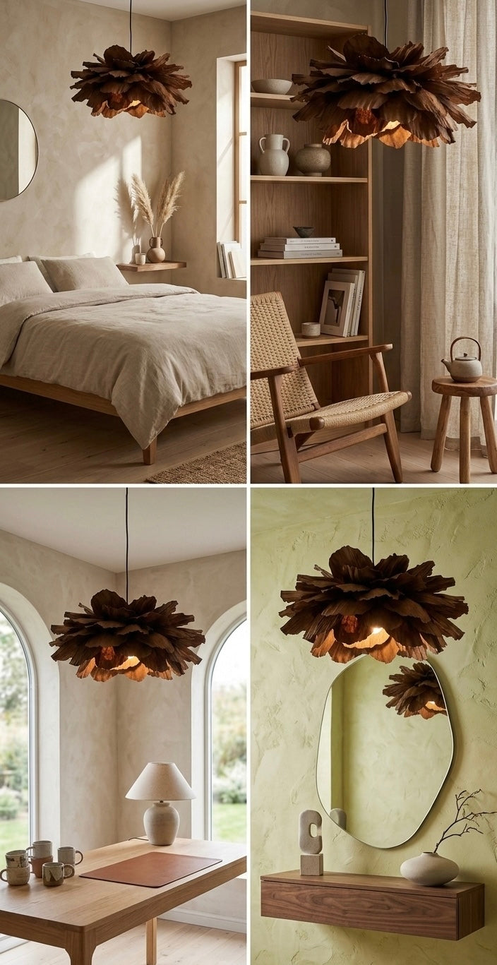 Lotus Noir – Taklampe