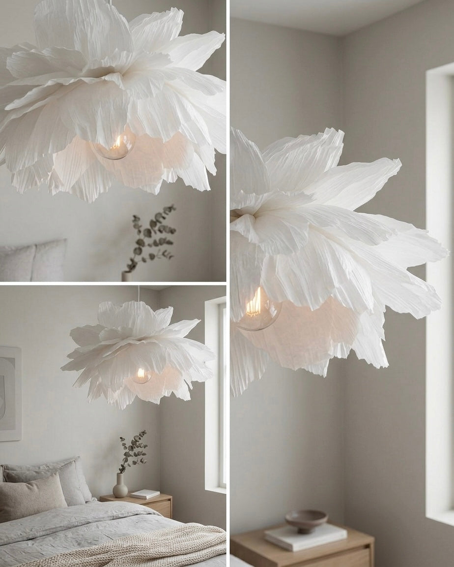 Lotus Hvit – Taklampe – detaljbilde 5
